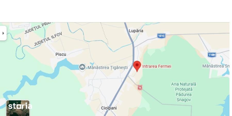 Teren de 7000 mp, în Ciolpani