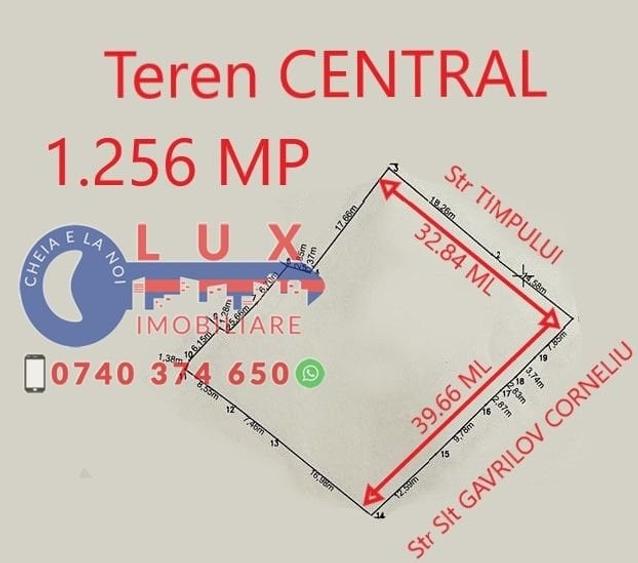Teren Construcții intravilan de 1256 mp, în Big