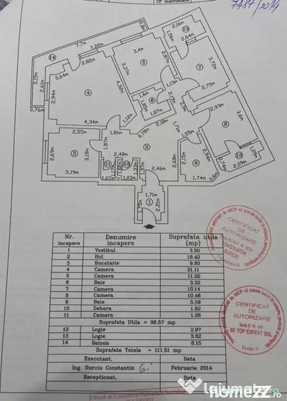 Apartament cu 4 camere decomandat în Universitate