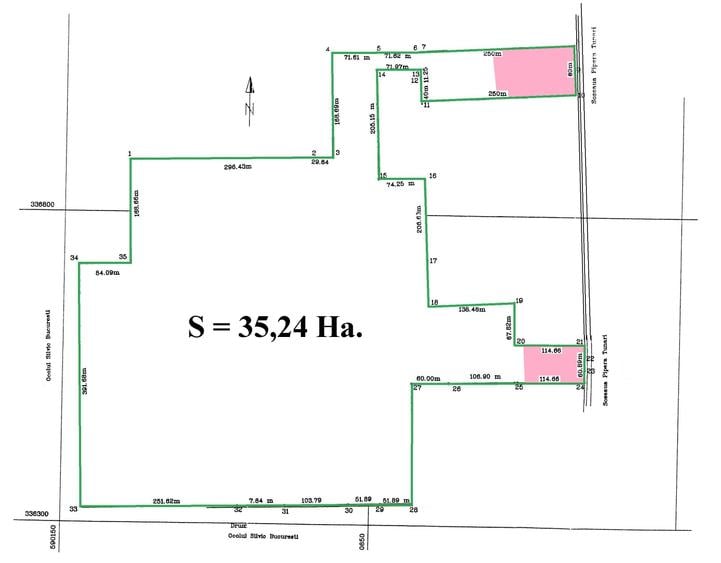 Oportunitate investitie exceptionala ! Pipera 352.400 mp. partial in intravilan - 6