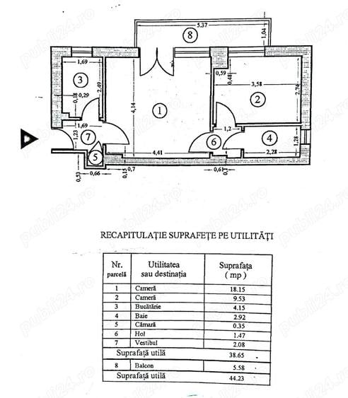 Apartament 2 camere de inchiriat - 3