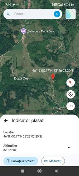 Vand teren pe Transapuseana in Ponor 3510mp - 1