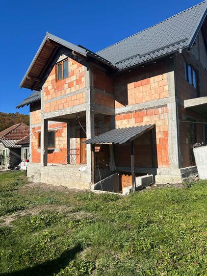 Casa batraneasca + casa noua la rosu, teren 6.900 mp Cotmeana, Arges - 7