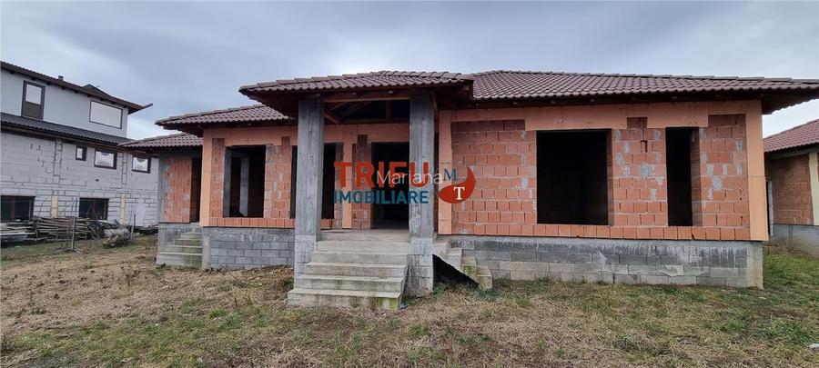 Casa noua 4 camere la rosu de vanzare in comuna Ighiu