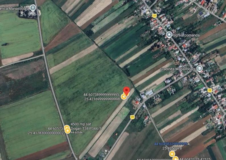 Teren agricol intravilan Uliesti, sat Dogari, apropiere Autostrada A1 - 4