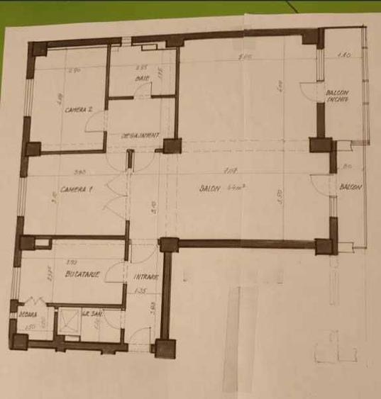 Sediu Firma / Cabinet Universitate: Apartament Premium | Salon 45 mp + 2 Camere - 2