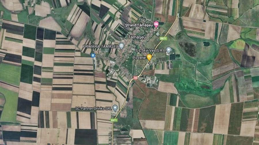 Teren intravilan de vanzare cu acces la drumul DN19, Tamaseu, Bihor - 1