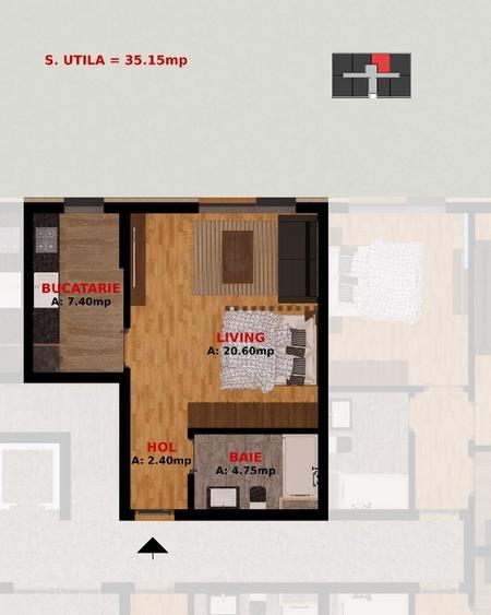 Apartamente doua camere si Garsoniere. Fundeni Dobroesti. Pretul Iclude Tva! - 9