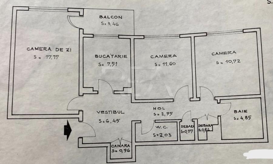 3 Camere | Etaj 2 | Bloc Anvelopat | Crangasi-Bd. Ceahlaul - 8