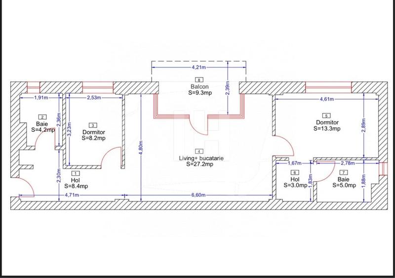 Apartament 3 camere, Borhanci - 8