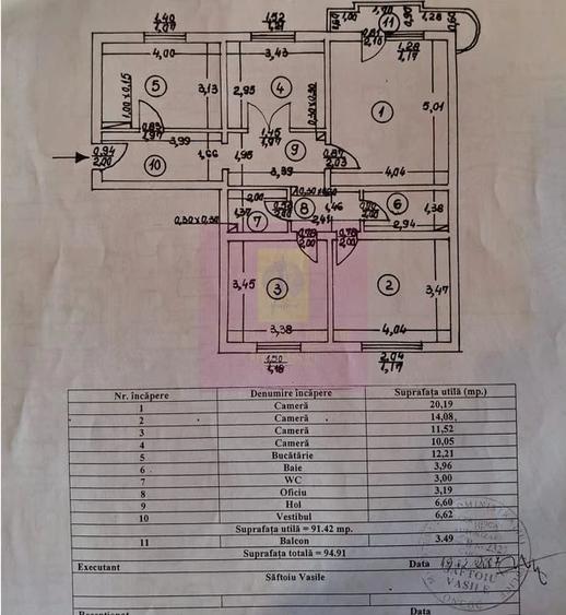 Apartament cu 4 camere decomandat în Vitan