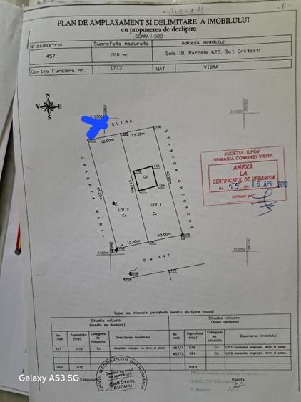 Vand teren 500mp intravilan - 1