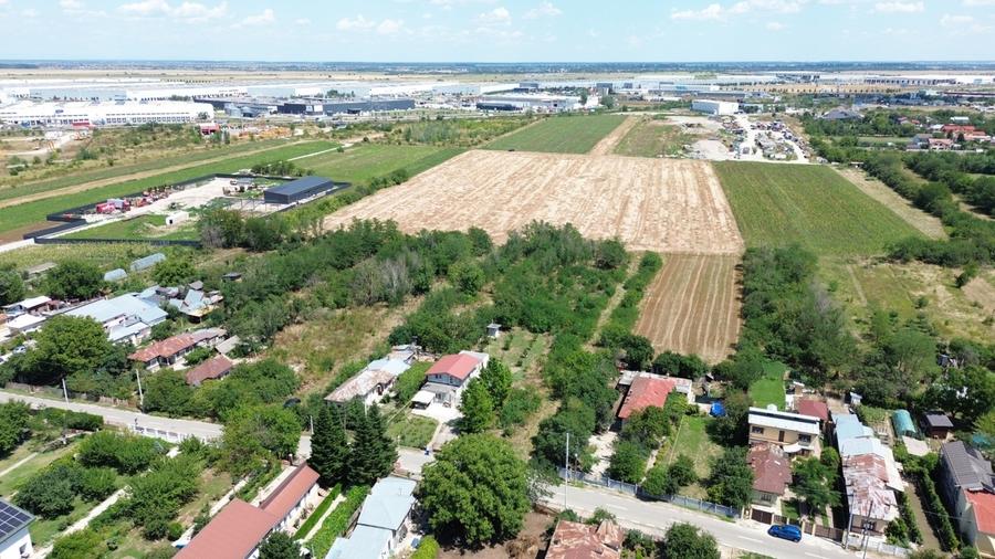 Teren Bolintin-Deal 2,5ha, deschidere 100 m, langa autostrada, acces rapid la A0 - 5