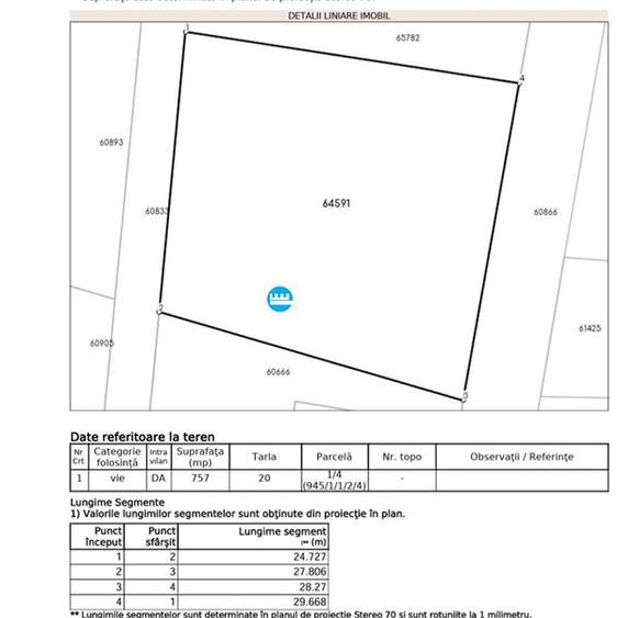 Teren intravilan de vanzare, Tomesti deal in spate la primarie! - 4