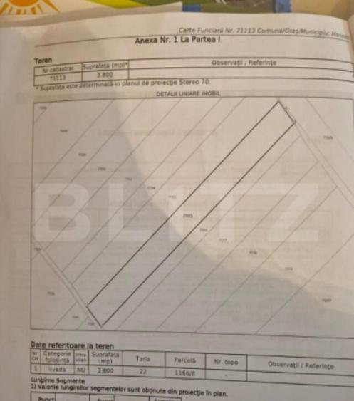 ???? Teren extravilan 3.800 mp, zona Mane?ti, deschide - 1
