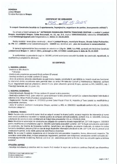 Exceptional! 779 mp teren pe Drumul de Poiana - Coltul Putinarilor - 1