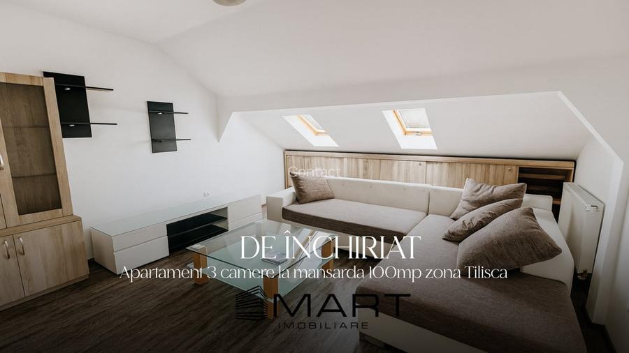 Apartament 3 camere 100mp zona Tilisca