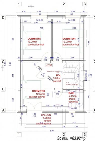 Casa individuala - 4 camere, 2 bai - Mosnita - pozitie centrala - 5