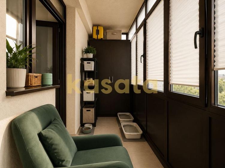 Apartament cu 2 camere decomandat, mobilat în Vatra Luminoasă
