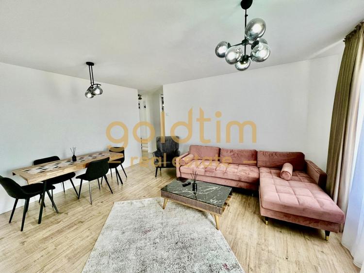 Apartament cu 3 camere semidecomandat, mobilat în Pipera