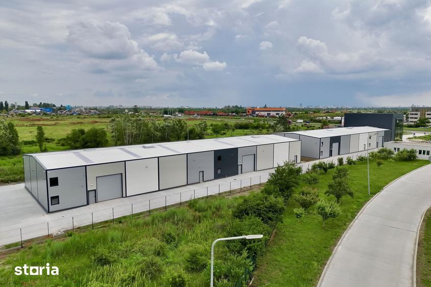 Spa?iu logistic nou, cu 4 hale plus showroom ?i spa?iu birouri P+2 - 6