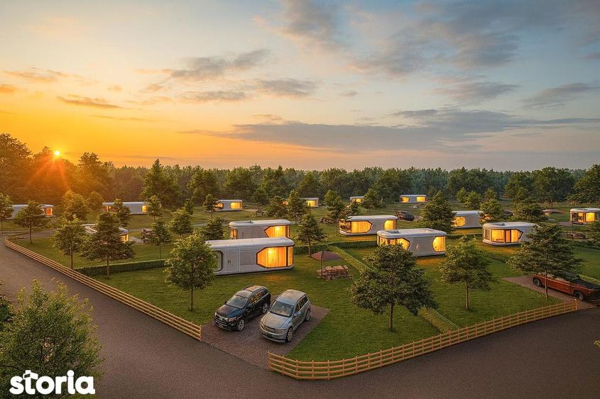 Lot de teren cu autorizatie si proiect casa 500mp Snagov - 14