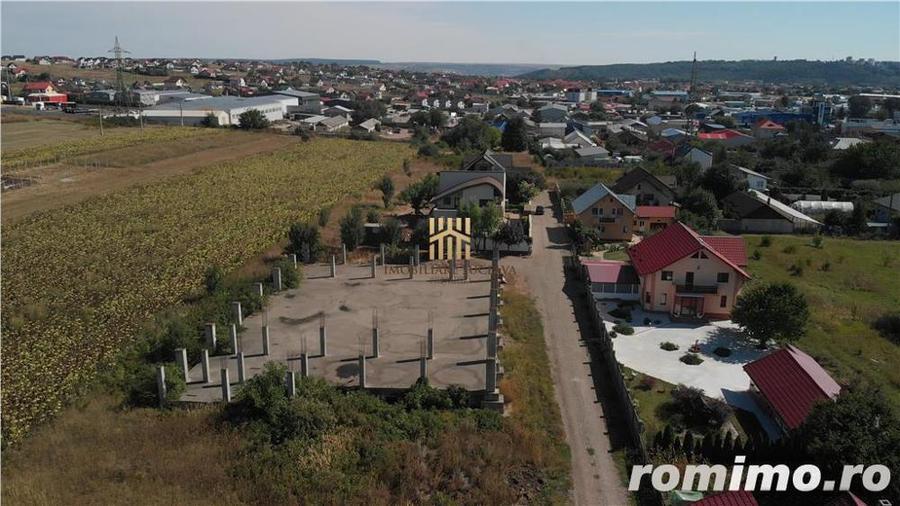 Teren 6500 mp - cu fundatie turnata si Autorizatie de Constructie! - 6
