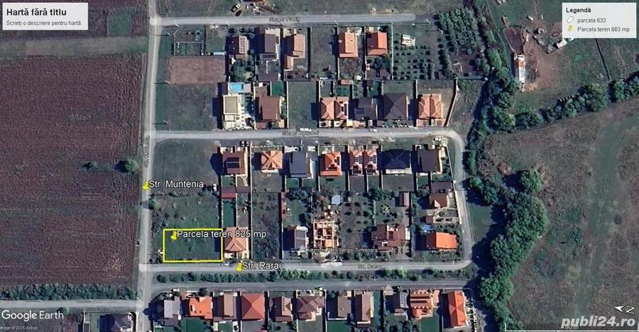 Proprietar- Teren Intravilan Ghiroda 825mp - 1