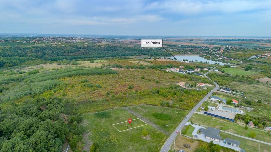 Teren intravilan -700 mp in Paleu, Bihor- intre padure si lac, cu PUZ aprobat - 1