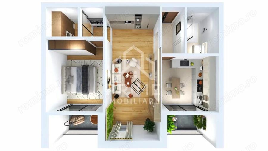 APARTAMENT 3 CAMERE | 69 MP| BLOC NOU | CETATE ZONA EXCLUSIVISTA - 4