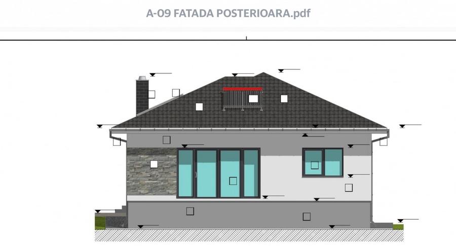 Casa pe un singur nivel in Chinteni, zona linistita , 121mpu ,teren 487mp - 3