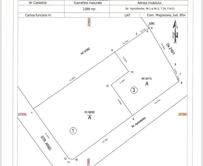 Teren intravilan Mogosoaia - 3