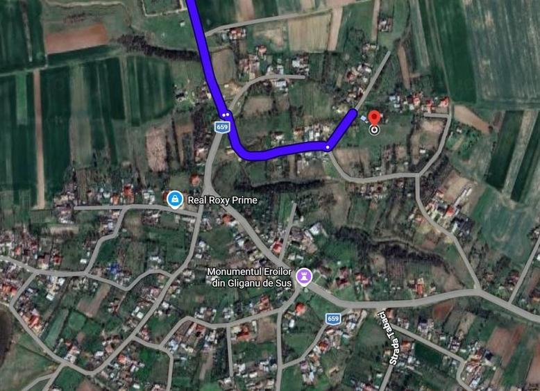 Teren intravilan com. Rociu sat Gliganu de Sus - 1