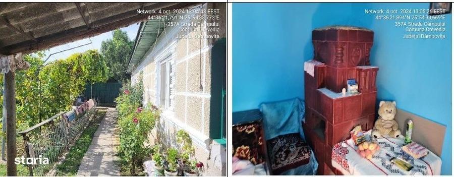 Casă cu 3 camere cu Teren 526 Mp în Crevedia