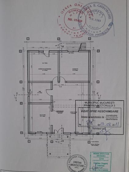 Casa in cart. 23 August, constructie 20212, supra. 250mp, mob/utilata. - 24