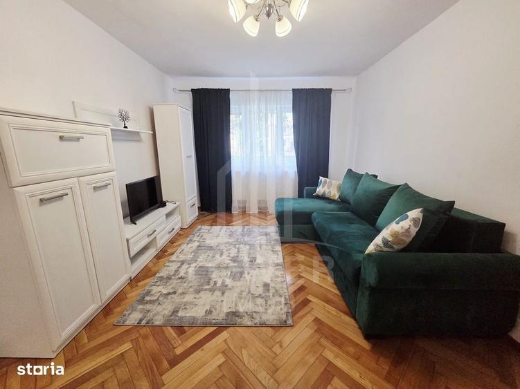 Apartament cu 2 camere, mobilat în Sub Arini