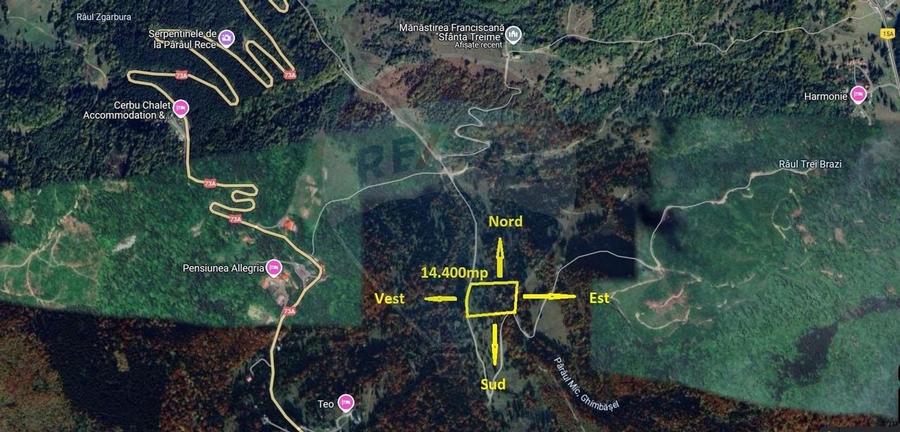 Teren extravlan 14,400mp Paraul Rece / Strada 3 brazi - 8