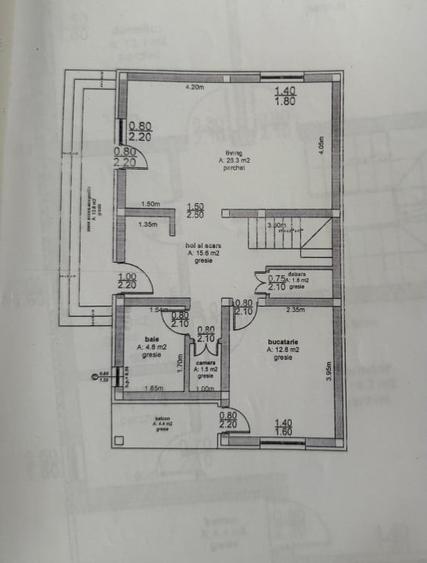 Casa individuala - 4 camere - Teren 521 mp - 7