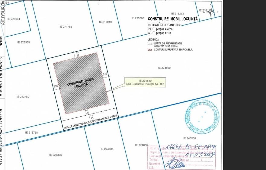 Vand teren intravilan 1100mp Sos Bucuresti Ploiesti nr 107 - 2