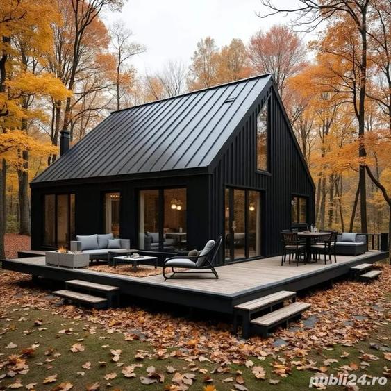 Construim case modulare premium, case ecologice, A frame, Barn House - 7