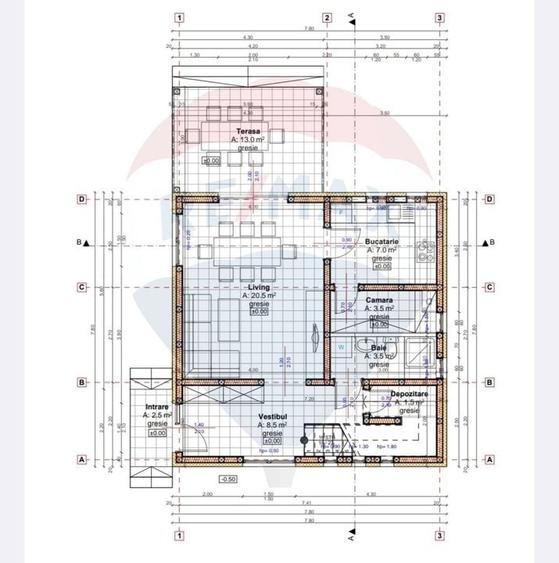 Teren 251mp cu fundatie si proiect Vladimirescu /Cartierul Tineretului - 5