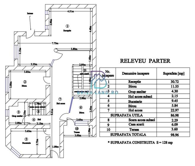 1 Mai, Popisteanu, casa S+P+E+M sup. 521mp 10 camere 3 bai teren 238mp - 24