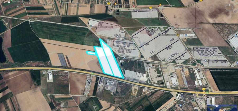 Teren intravilan 93,000mp / Autostrada A1/km 23 - 6