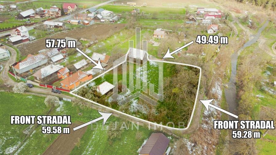 COMISION 0% | Teren intravilan | 3249mp | Zagon - 2