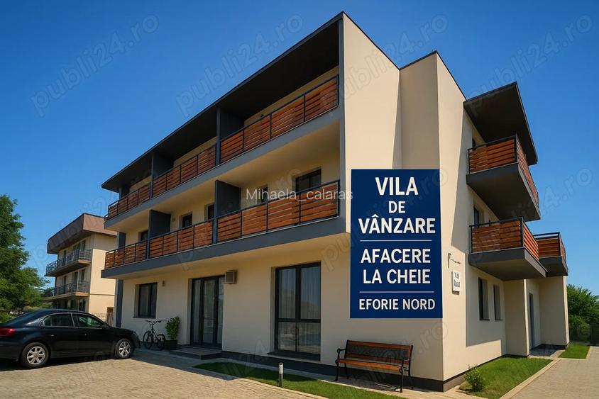 Vila turistica 3 de vanzare in Eforie Nord afacere la cheie, construc?ie 2021, profit imediat!