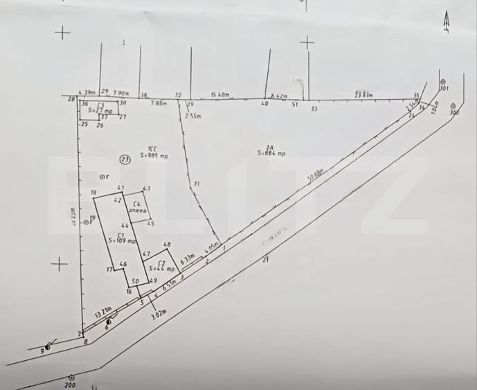 Teren intravilan 1.869 mp, front 80 metri, zona Carcea - Stadion - 2