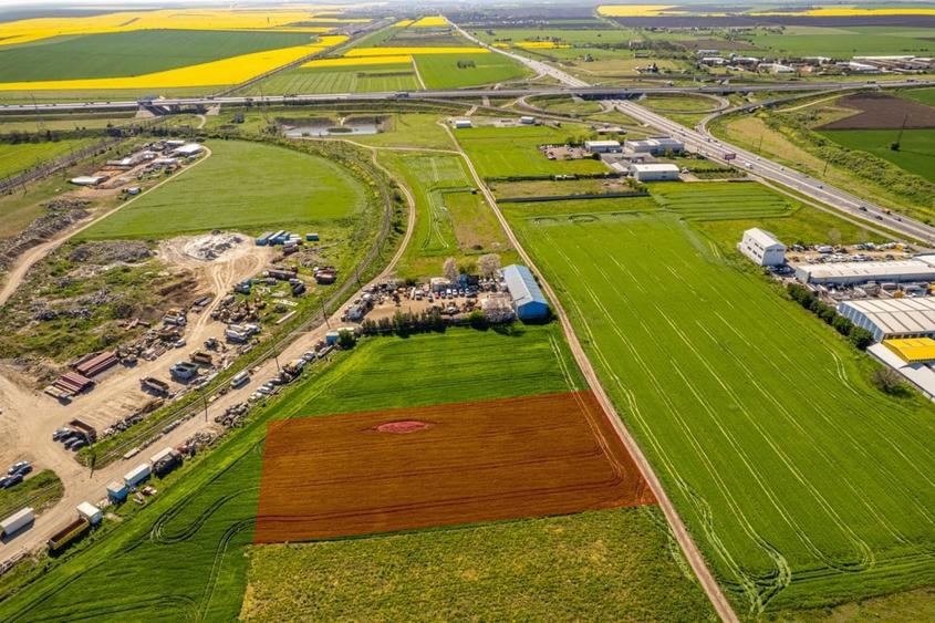 Palas vaporas, teren industrial logistic acces facil Autostrada - 25