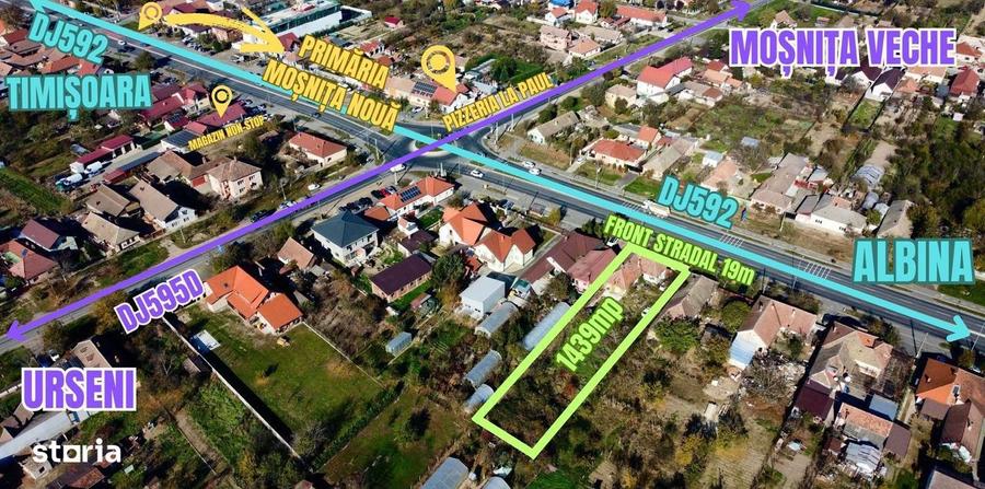 Parcela de vanzare - Strada Principala, Mosnita Noua - 1