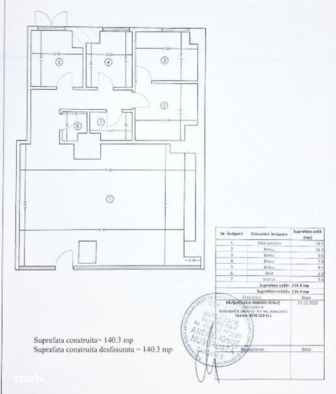 Spațiu comercial, de 117 mp, în Victoriei