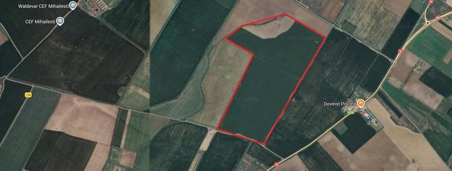 Teren agricol extravilan de 343000 mp, în Nord